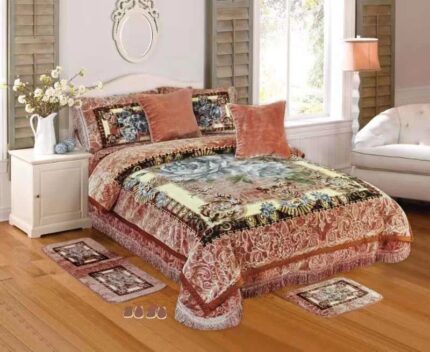 luxurious Afreen 10‑Piece Wedding Bedding Set