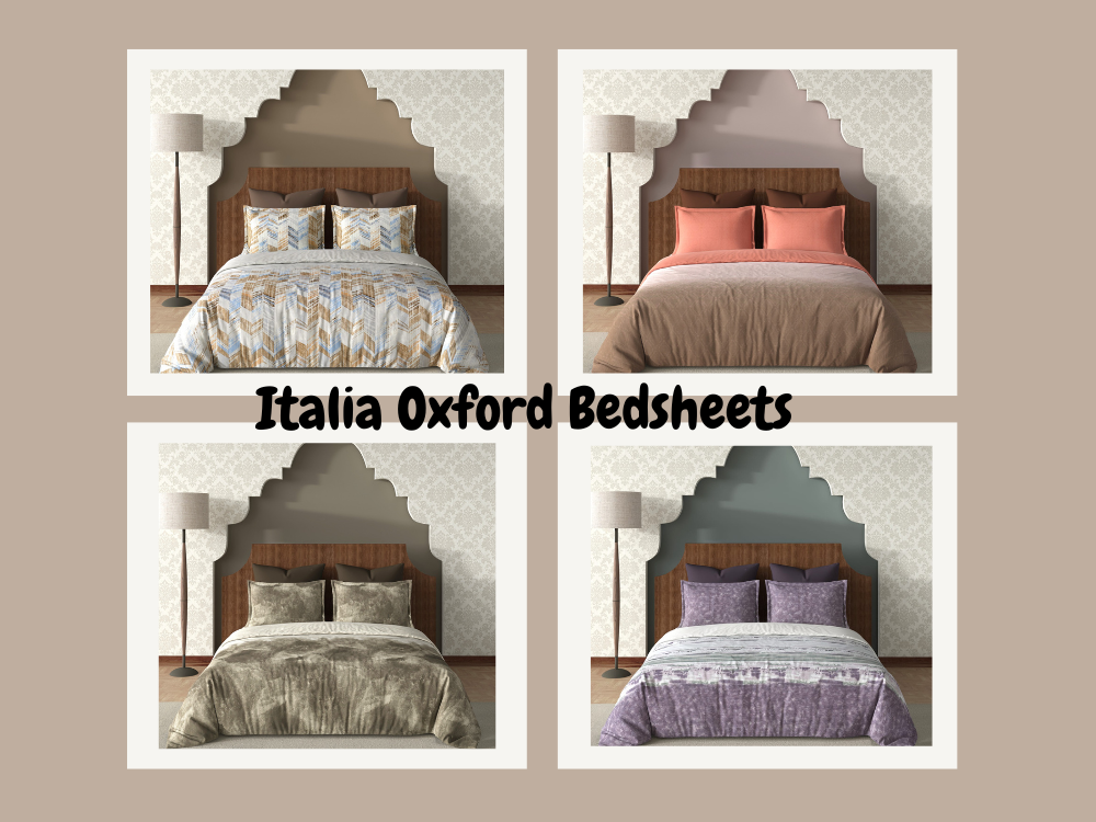 Italia Oxford 275x275 Bedsheet