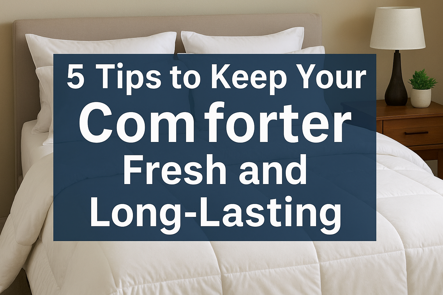 5 Tips to Keep Your Comforter Fresh and Long-Lasting-Karishma