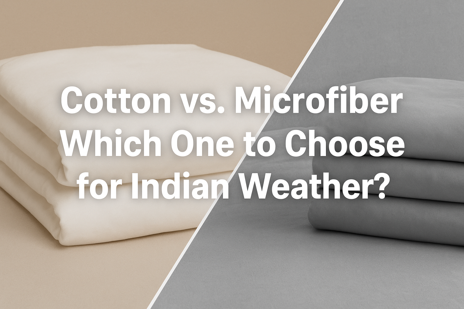 Cotton vs. Microfiber Bedsheets-Karishma