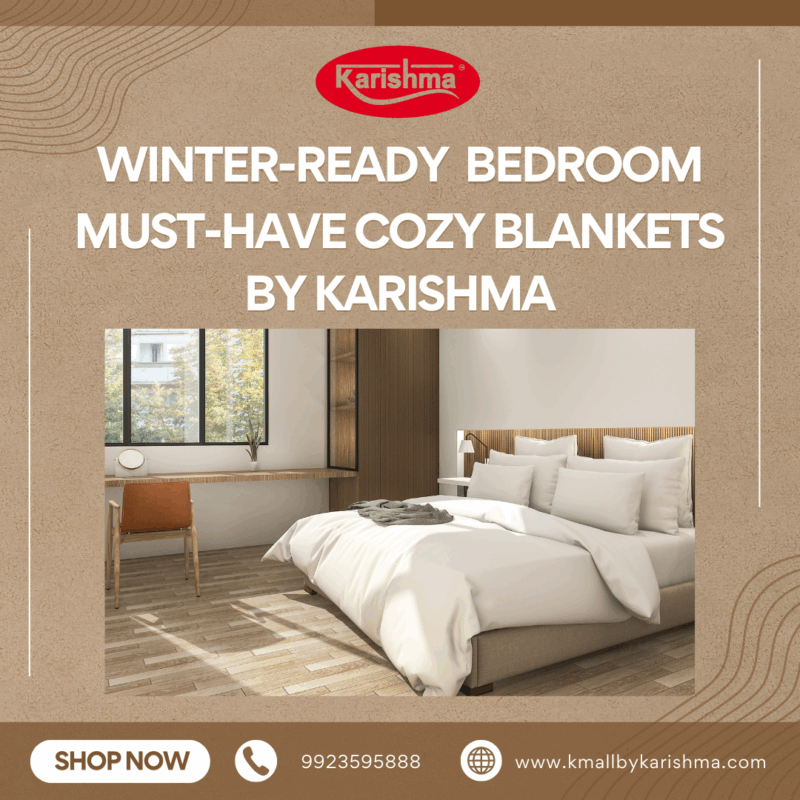 Winter-Ready Bedroom Must-Have Cozy Blankets by Karishma